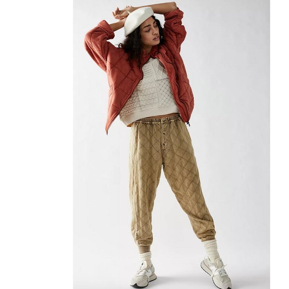 We the Free Dolman Sleeve Quilted Jacket - Myrrh - Picture 6 of 16